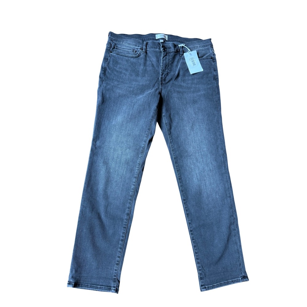 NWT‎ FRAME Denim Le Garcons Jeans Gray Wash Women's Size 31/29 New